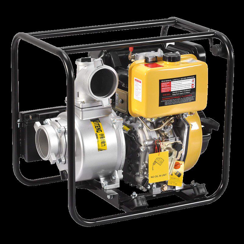 伊藤3寸4寸6寸移动式柴油机抽水泵防汛排水泵车yt40dpe-2 yt60dpe