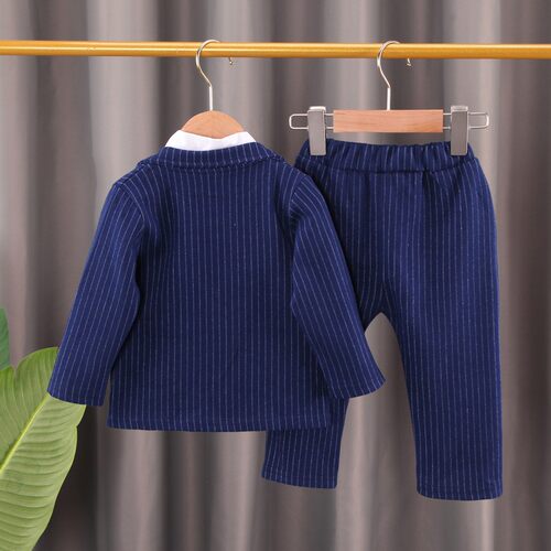儿童秋装2男童礼服套装o3潮4一周岁生日衣服0小孩西装1岁宝宝西服