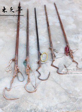 老秤杆怀旧老物l件民俗老称旧木质秤杆民间老旧货秤杆子