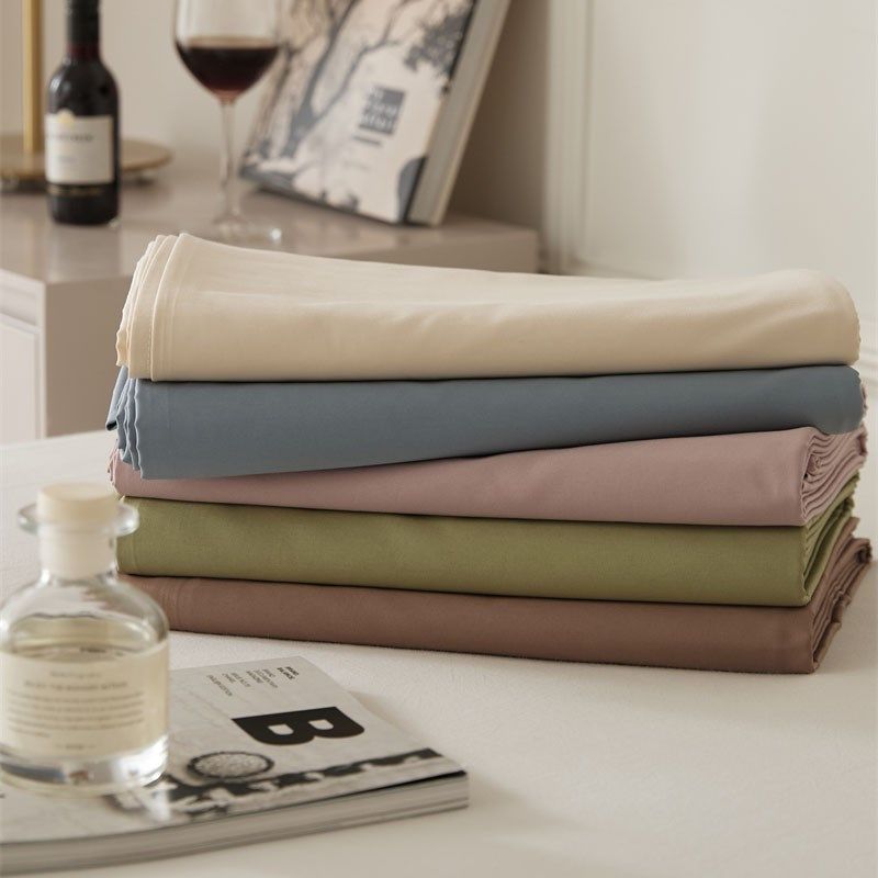 100支长绒棉磨毛纯色床单单件床垫保护套床罩褥子套秋冬保暖1.8米,床上用品,床单,淘宝优惠券,粉丝福利购,淘宝优惠卷