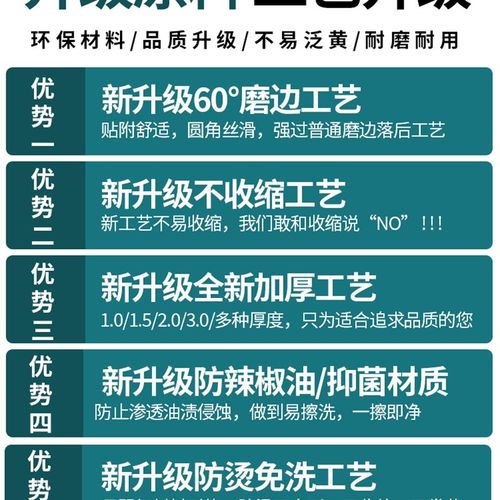 无味透明软玻璃pvc桌布t餐桌垫防水防油防烫免洗茶几桌面保护申途