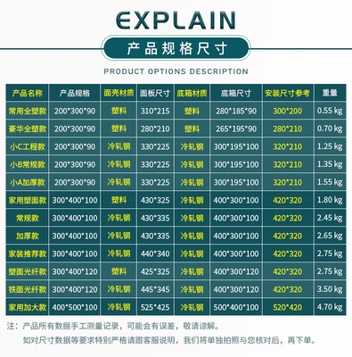 现货速发线大配线集家用住宅信息箱小号布线装弱电箱暗箱箱入户光