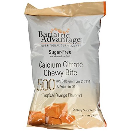 推荐Bariatric Advantage Calcium Citrate 500mg Tropical Orang