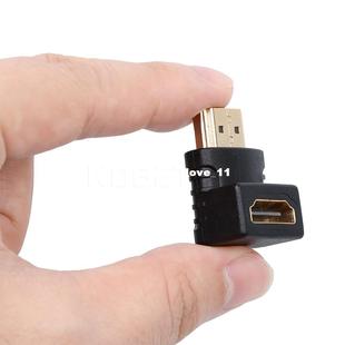 Gold plated 速发90 HDMI Right Degree Angle Adapter