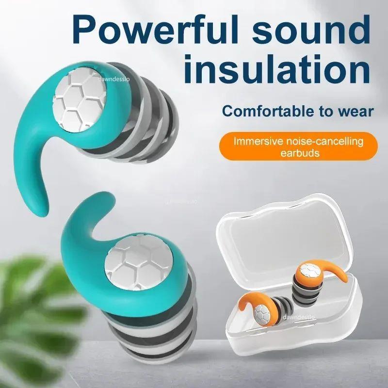 Sleep Noise Reduction Earplug Ear Protection Earplugs Anti-N