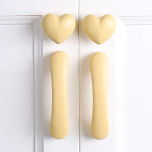 黄色约儿童房拉手定制高档衣柜门橱柜子床头柜抽屉卡通把手单孔