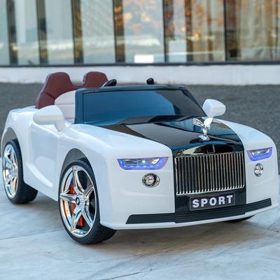 高档斯莱儿童电动劳车四轮汽车宝宝婴幼儿小遥控可坐斯人玩具车小