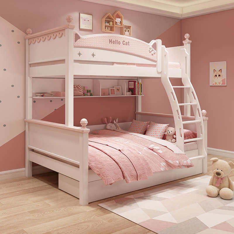 儿童上下床女孩小户型子母床双层床公主房实木上下铺粉色高低床,乐器/吉他/钢琴/配件,琴凳/键盘凳,淘宝优惠券,粉丝福利购,淘宝优惠卷