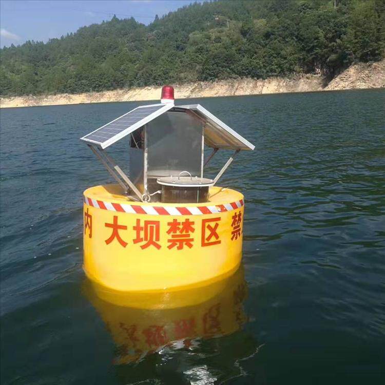 海上养殖区多参数在线监测浮标水泵固定塑料浮体河道采水浮筒定制