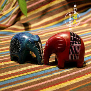 非洲手工艺吸水大象肯尼亚肥皂石石手工室内办公桌摆件进门招财象