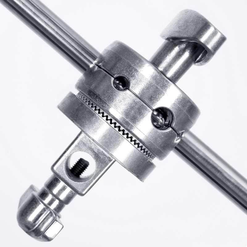 摄影魔术头转盘 魔术腿c型架配件旗板夹 灯架转接头 全金属万向夹