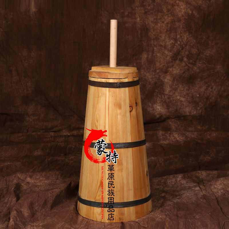 酸奶摆设桶酸奶桶道具包邮摆件酸奶蒙古大型拍摄木质桶蒙古包