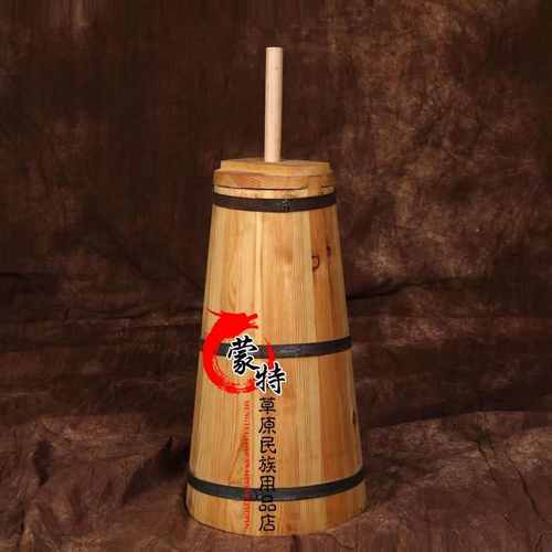 酸奶摆设桶酸奶桶道具包邮摆件酸奶蒙古大型拍摄木质桶蒙古包