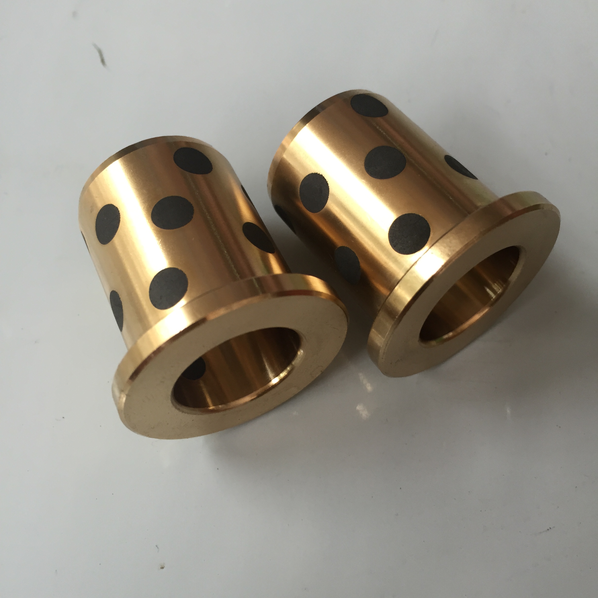 JFB翻边法兰石墨铜套自润滑轴承29*3/16*22*12 15 20 25 30 40 50