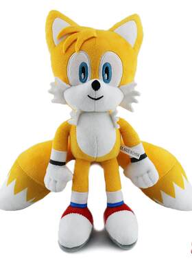 新款超音鼠sonic超级索尼克毛绒公仔塔尔斯纳克刺猬玩偶玩具
