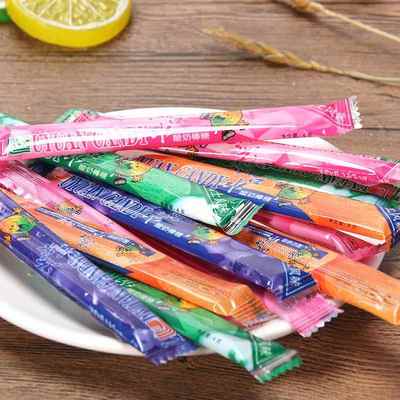 新日期流口水酸奶棒糖奶糖8090后怀旧网红软糖小时候的糖果零食旗