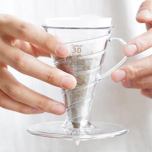 Tarachine手冲咖啡过滤漏斗v30小甜筒滤杯法兰绒滤布有田烧过滤器