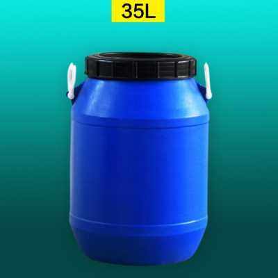 塑料化工桶 35L升带盖 桶 堆码桶 桶 大口圆桶耐酸塑料桶