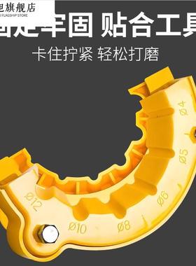 黄色钻头研磨器100角磨机支架磨钻头修复工具4-12mm打磨研磨神器