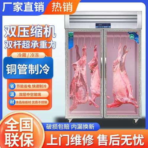挂肉柜商用牛羊肉保鲜展示冷藏冰柜排酸柜鸡鸭鹅吊柜子立式冷冻柜