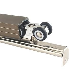 吊门轨道滑轮配件推拉木门实木吊轮静音移门轨道滑轮推拉重型