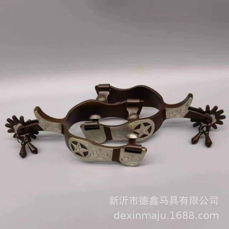 专业马术用品厂家生产销售英式/美式发古铜发黑马刺马口衔马蹬马