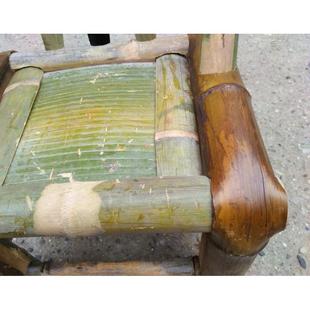 小竹y手工制品制品竹靠背椅竹子家具竹编 子家用竹制椅竹椅椅老式