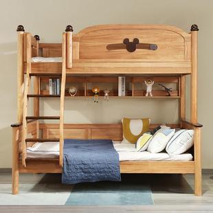 红檀木双层床全实木上下床两层子母床儿童高低床小户型上下铺原木