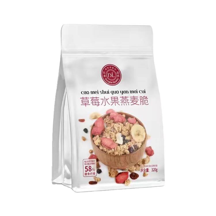 胖东来燕麦脆每日坚果酸奶草莓水果味DL超市即食代餐麦片休闲零食