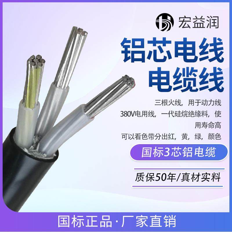 铝线电线户外电缆线2芯4/6/10/16平方地埋室外家用二相三芯架空线,电子/电工,护套线,淘宝优惠券,粉丝福利购,淘宝优惠卷