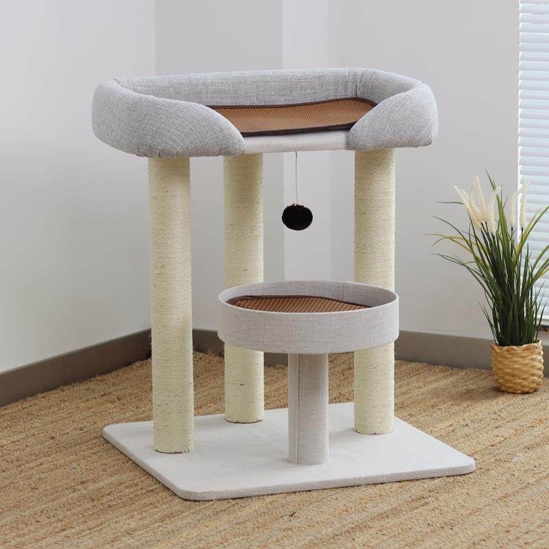 高档网偶床猫窝猫树一体猫爬架红大型猫布缅因攀爬剑麻柱子猫屋大,宠物/宠物食品及用品,猫爬架,淘宝优惠券,粉丝福利购,淘宝优惠卷