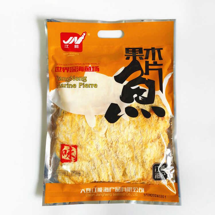 江能烤安康鱼片大连特产果木即食手撕碳烤鱼片海产品干货海鲜零食