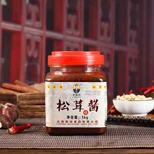云南正宗李美琼松茸味酱1000克凉拌杂酱卤子香辣酱米线面条帽子酱
