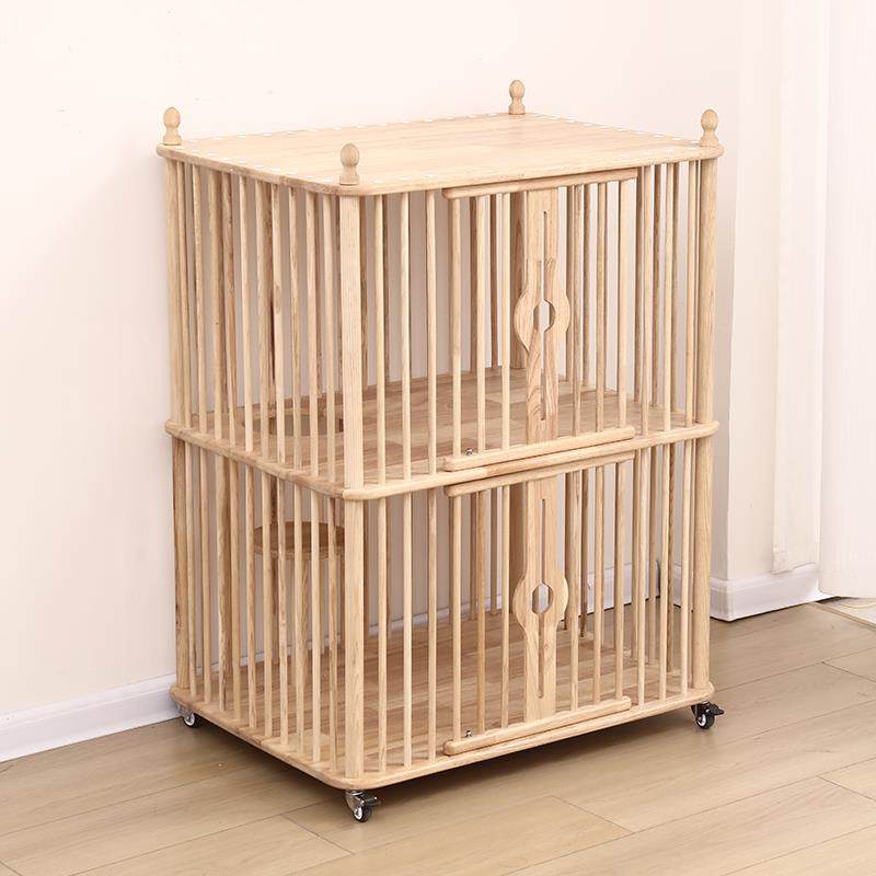 高档台实木两层猫窝别墅笼子猫共用半人封闭屋猫跳中小型猫窝,宠物/宠物食品及用品,猫笼子/猫别墅,淘宝优惠券,粉丝福利购,淘宝优惠卷