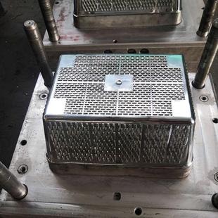 收纳框仿藤编收纳筐模具 无盖杂物收纳箱模具  注塑模具开模定制