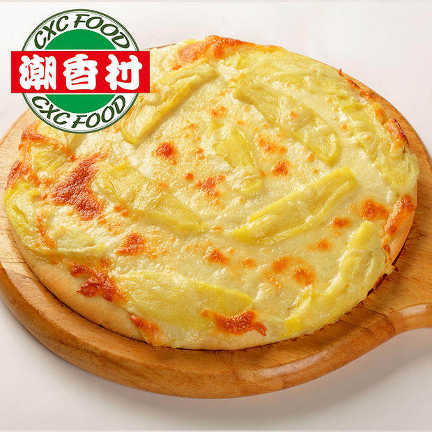 潮香村榴莲芝士披萨180g 速冻匹萨半成品 微波烤箱加热即可食用