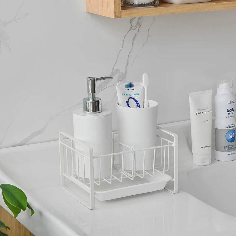 日式约厨房水池沥水置物架抹布架分格钢丝球百洁布清洁收纳架,厨房/烹饪用具,抹布架/厨房清洁收纳架,淘宝优惠券,粉丝福利购,淘宝优惠卷