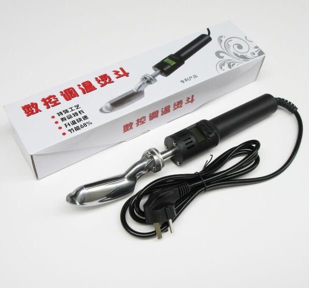 数码调温恒温电熨斗电烙铁 小型电熨斗 皮衣 羽绒服 修理用垫熨斗
