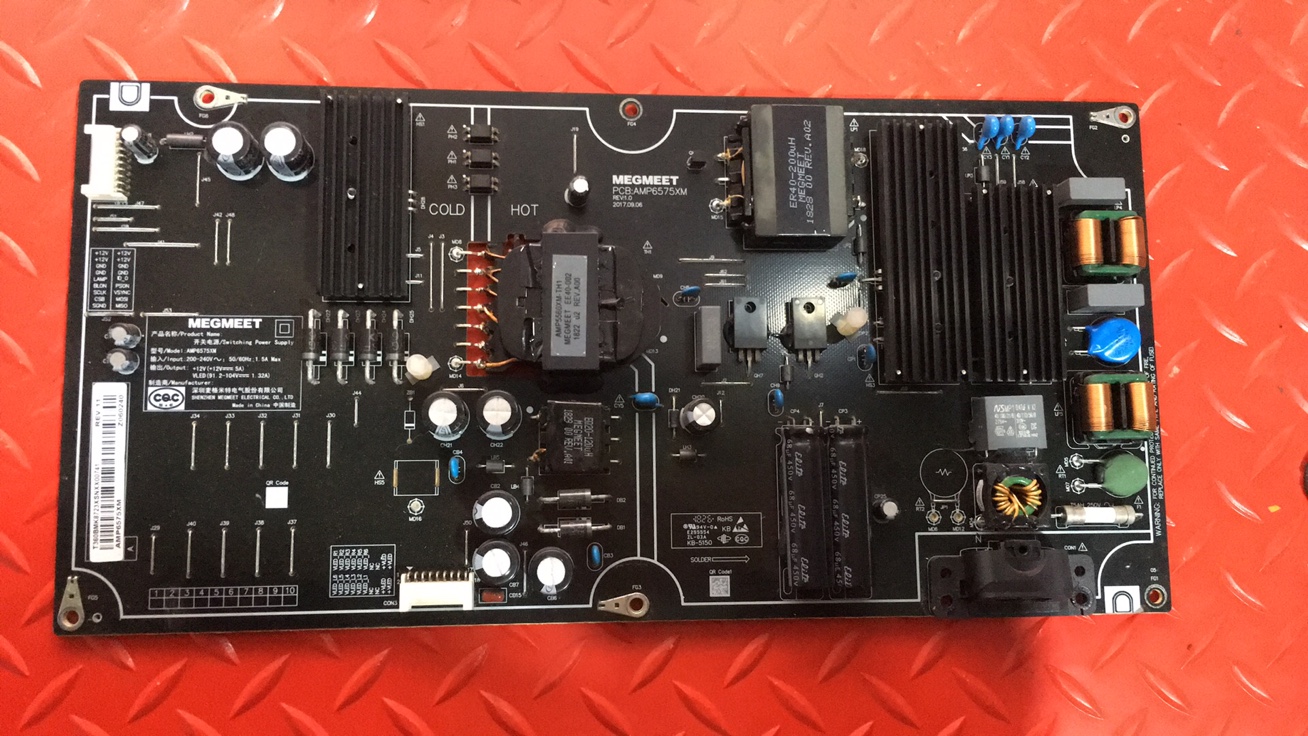 小米L75M5-AB 原装液晶电视电源板：AMP6575XM 现货实拍