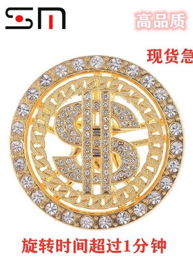 手机壳配件大号旋转超过1分钟王俊凯同款美元美金转盘