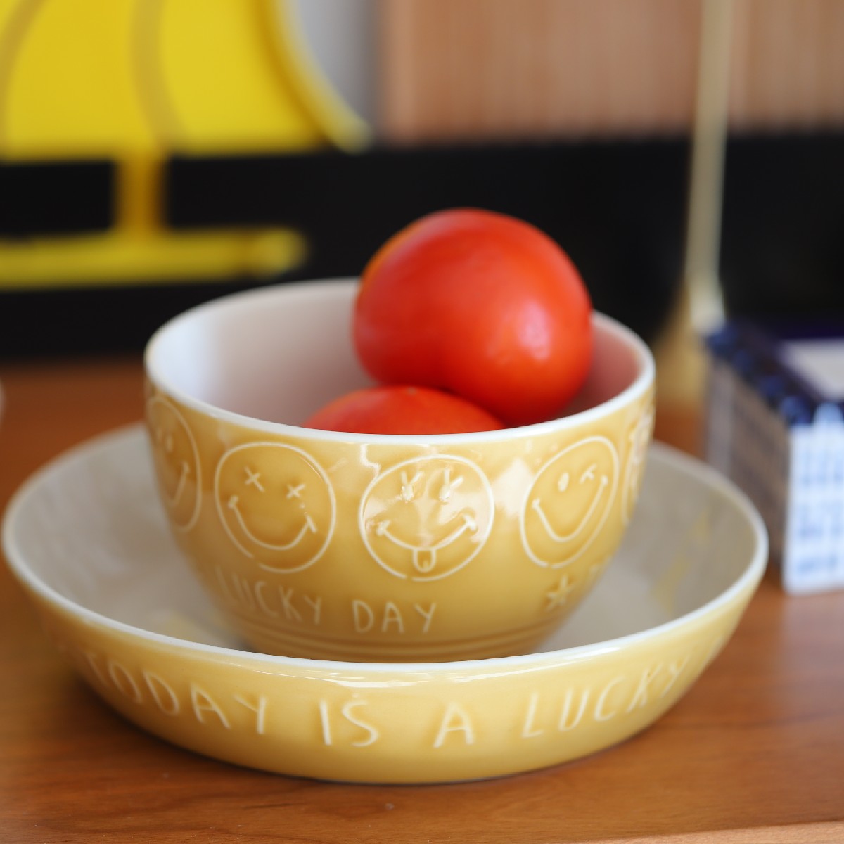 日本麦片杯饭碗陶瓷餐具