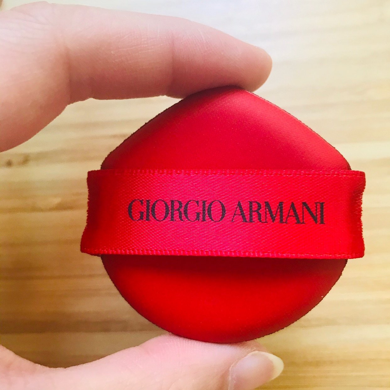 阿玛尼气垫粉扑包邮  ARMANI水滴形气垫粉扑 搭配红气垫/权利气垫