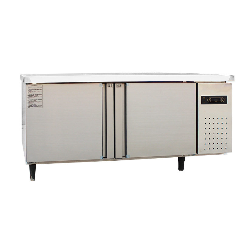 商用保鲜工作台厨房不锈钢卧式冷藏冷冻操作台奶茶店冷藏冷冻柜