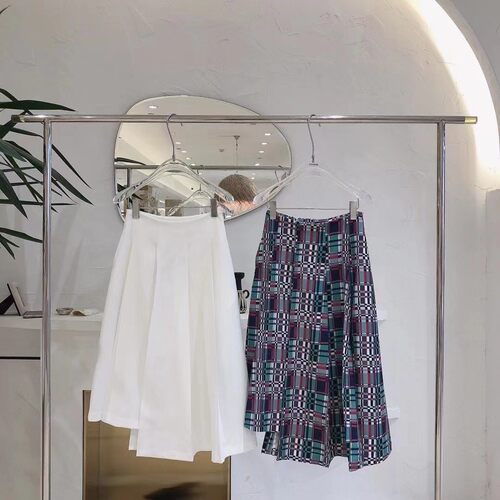 西装面料大气不规则通勤风半身裙