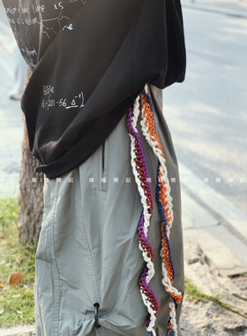 自制yuthanan纯手工挂绳裤绳 sillage编织裤链编绳裤绳挂绳配件