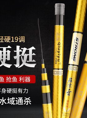 19调高碳台钓竿超轻超硬