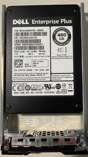 DELL 480G SAS 12Gb SSD 0JKYYN SC4020 SC5020 SC7020 固态硬盘