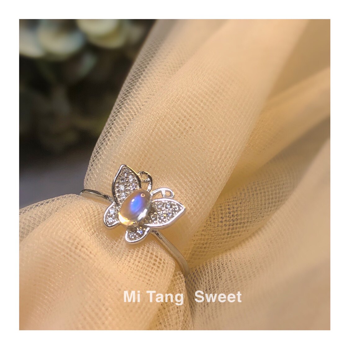 月光石戒指斯里兰卡价格 月光石戒指斯里兰卡图片 星期三