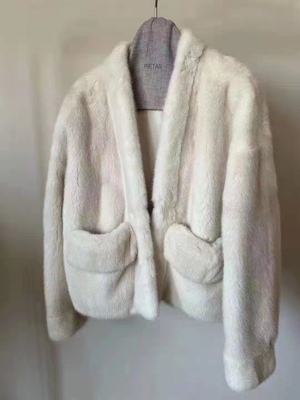 意大利小众奢华进口天鹅绒水貂低调有内涵2025新款珍珠本色