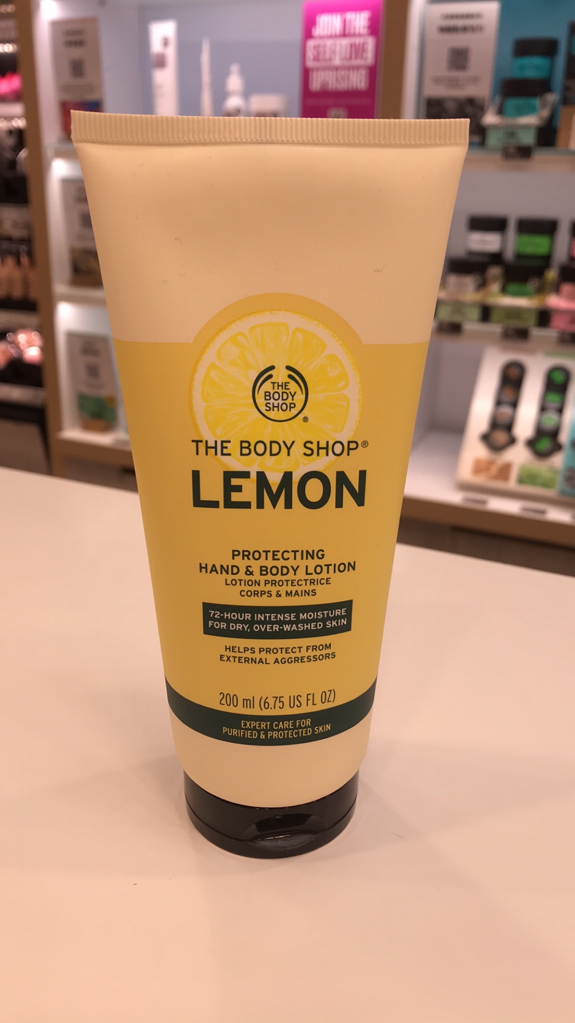 香港专柜thebodyshop檸檬淨化